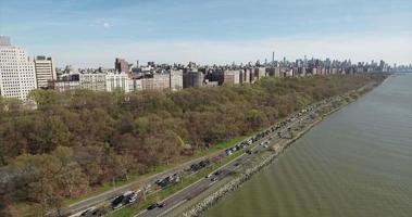 Morningside Heights e vista panorâmica do Harlem no rio Hudson