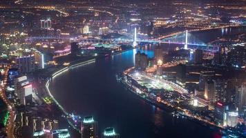 Shanghai Stadtbild 4k Zeitraffer