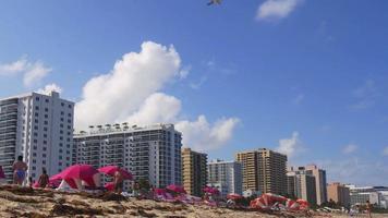 USA florida summer day miami south beach hotel panorama 4k video