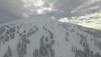 Aerial Oregon Mt Bachelor video