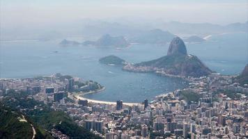 Timelapse of Rio de Janeiro, view from the Corcovado