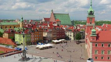 praça da cidade velha de varsóvia, polônia video