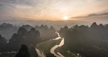 The most beautiful landscapes in China, guilin landscape video