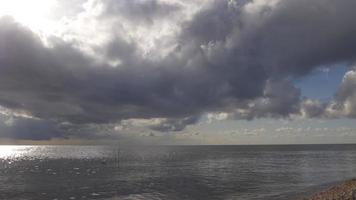 Stati Uniti d'America tempesta di sole cielo florida famoso lago panorama 4K video