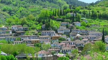 timelapse del villaggio di sirince, izmir, turchia