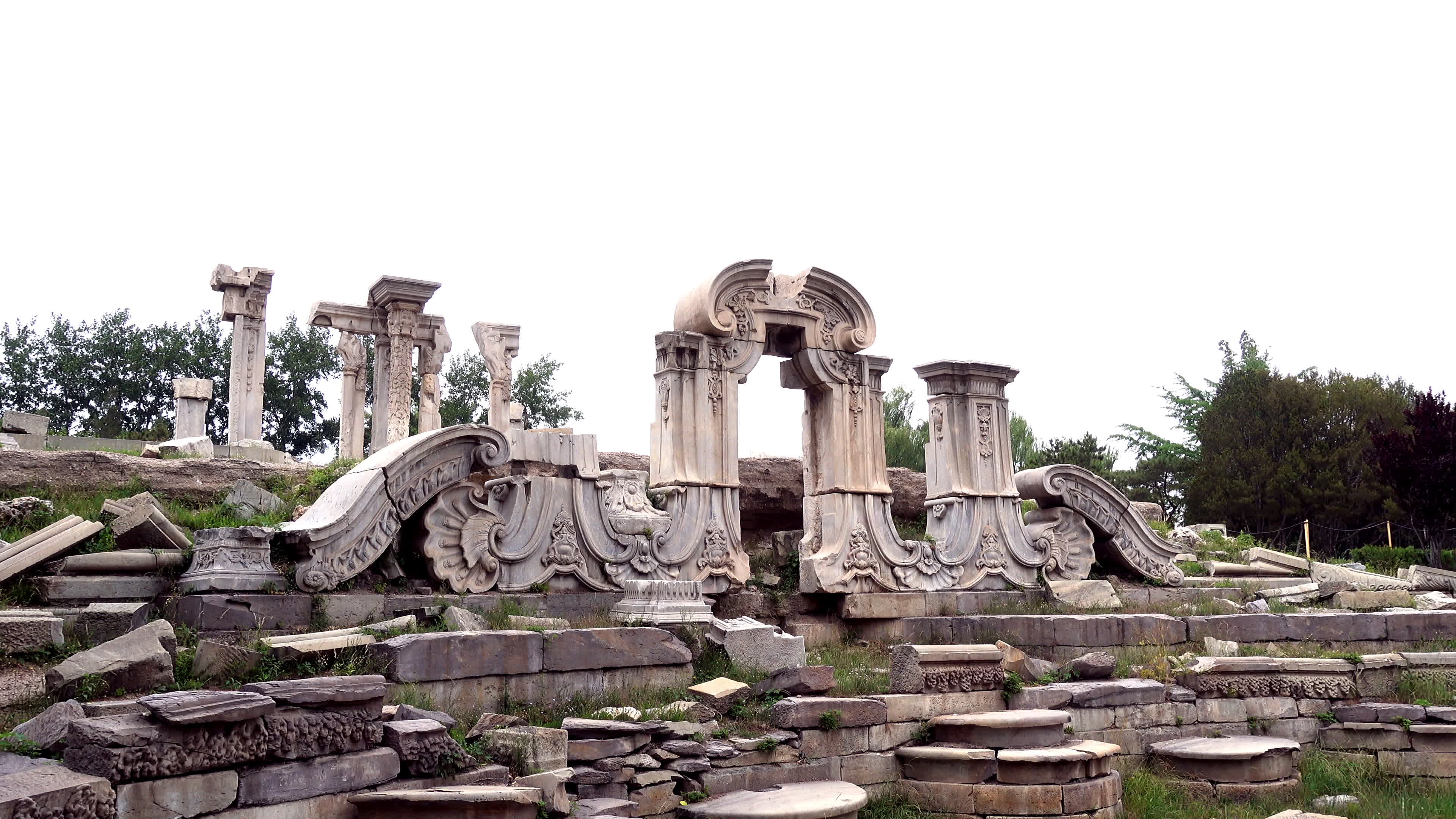 Yuanmingyuan, Old Summer Palace in Beijing, China 1298668 Stock Video ...