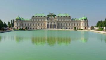 belvedere palace wien österrike video