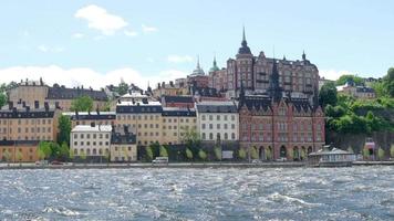 Stockholm old city, parliament view, Sweeden video