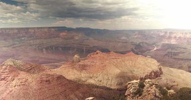 Time-lapse of clouds flying over Grand Canyon in summer, Arizona, USA