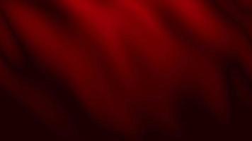 4k Red Fabric Wave Animation Background Seamless Loop. video