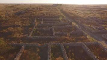 4K Aerial Shot Of Histria – the oldest urban settlement on Romanian territory (657 BC) video