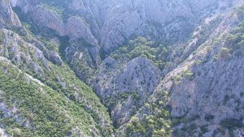 luchtfoto van bergen video