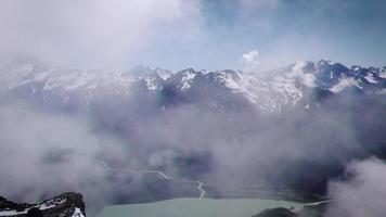 Mount Cook and Hooker Valley. Left to right pan. video
