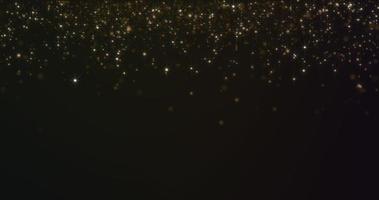 Abstract Gold Particles Background video