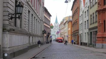 Riga city view video