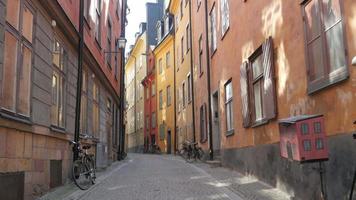 stockholms gamla stadsvy, sverige