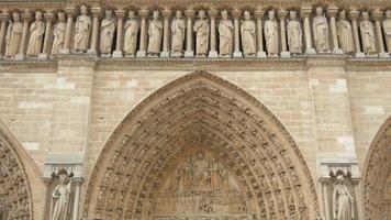 Notre Dame de Paris katedral Frankrike video