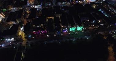 Luftbild Miami Beach in der Nacht video