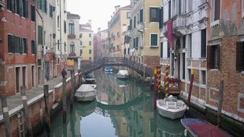 Blick auf Venedig im Winter video