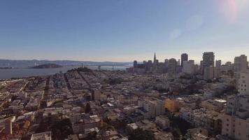 Aerial San Francisco Downtown video