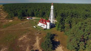landschaftlich reizvoller, majestätischer Leuchtturm am Rawley Point, zwei Flüsse, Wisconsin video