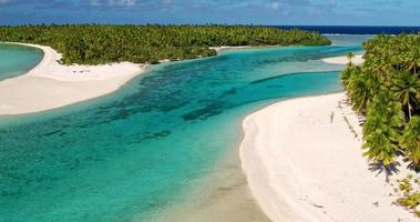 tropisch eiland in de Stille Zuidzee video