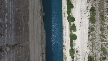 kanaal van Korinthe van bovenaf video