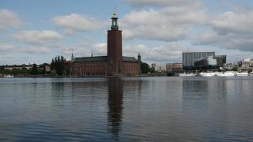 Time lapse from the Stockholm City Hall building video