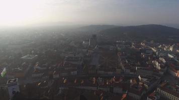 Flygfoto över Ljubljana