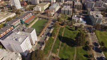 Vue aérienne du centre-ville de san francisco video