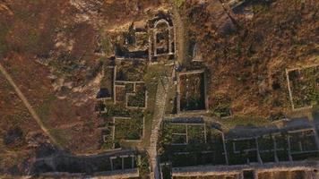 4K Aerial Shot Of Histria – the oldest urban settlement on Romanian territory (657 BC) video