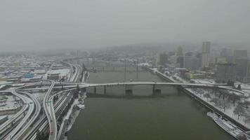 Luft Oregon Portland Schnee
