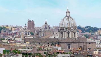 Vue panoramique de Rome, Italie video
