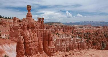 time-lapse, till, bryce canyon, national park, inom, sommar, utah, usa, stock video