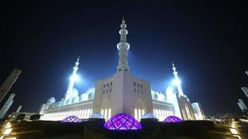 time-lapse van uea belangrijkste moskee video