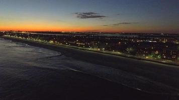 Aerial video of Long Beach New York