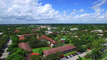 Aerial video of North Miami neighborhoods