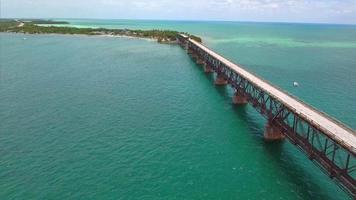 Bridges connecting the Florida Keys video