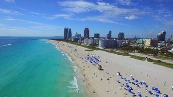 Sables vidéo aérienne de Miami Beach