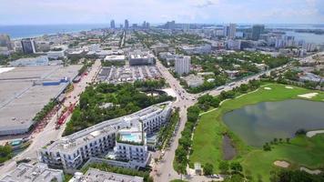 luchtfoto landschap Miami Beach