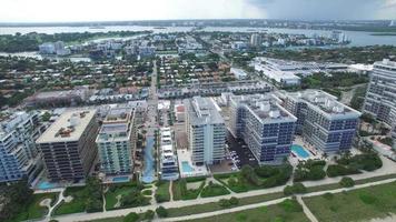 Surfside Miami Beach 4k aerial video