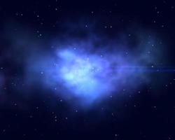 animazione di una nebulosa con stelle. amico. video