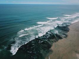 Aerial view of the beach photo