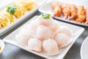 Close-up of shrimp dumplings photo