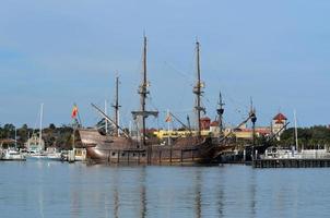 Vintage galleon ship photo