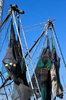 Commercial fishing nets photo