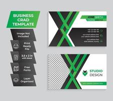 Design Studio or Designers Business Card Template  vector