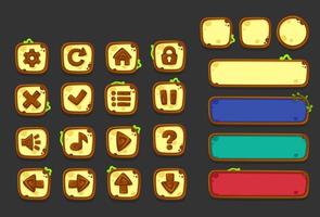 Game ui Level complete menu pop up with stars score and buttons 550649  Vector Art at Vecteezy