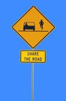 Share the road sign photo