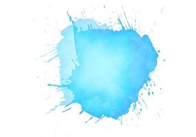 Blue soft watercolor splash  vector